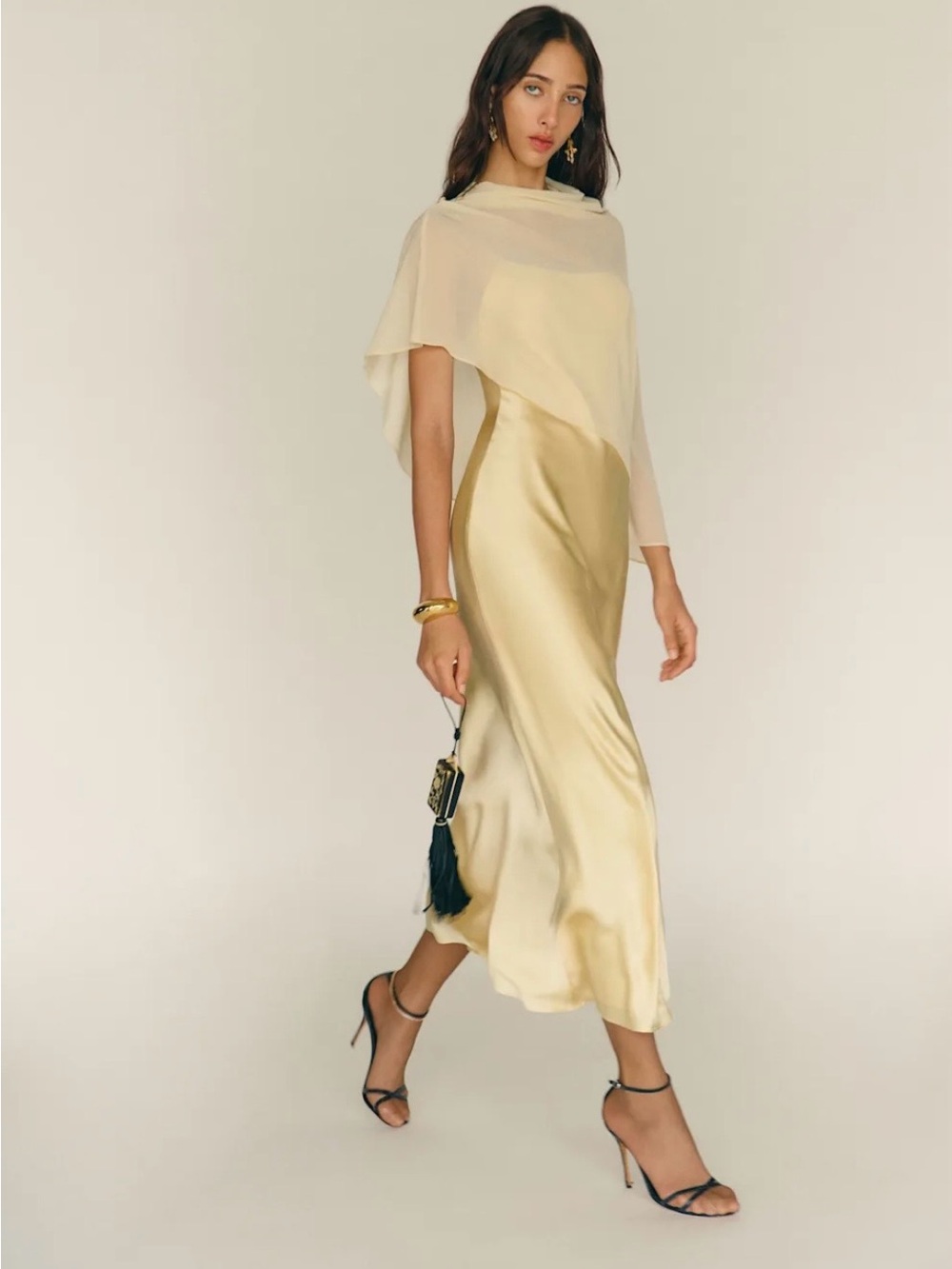 Reformation Lilibeth Silk Dress